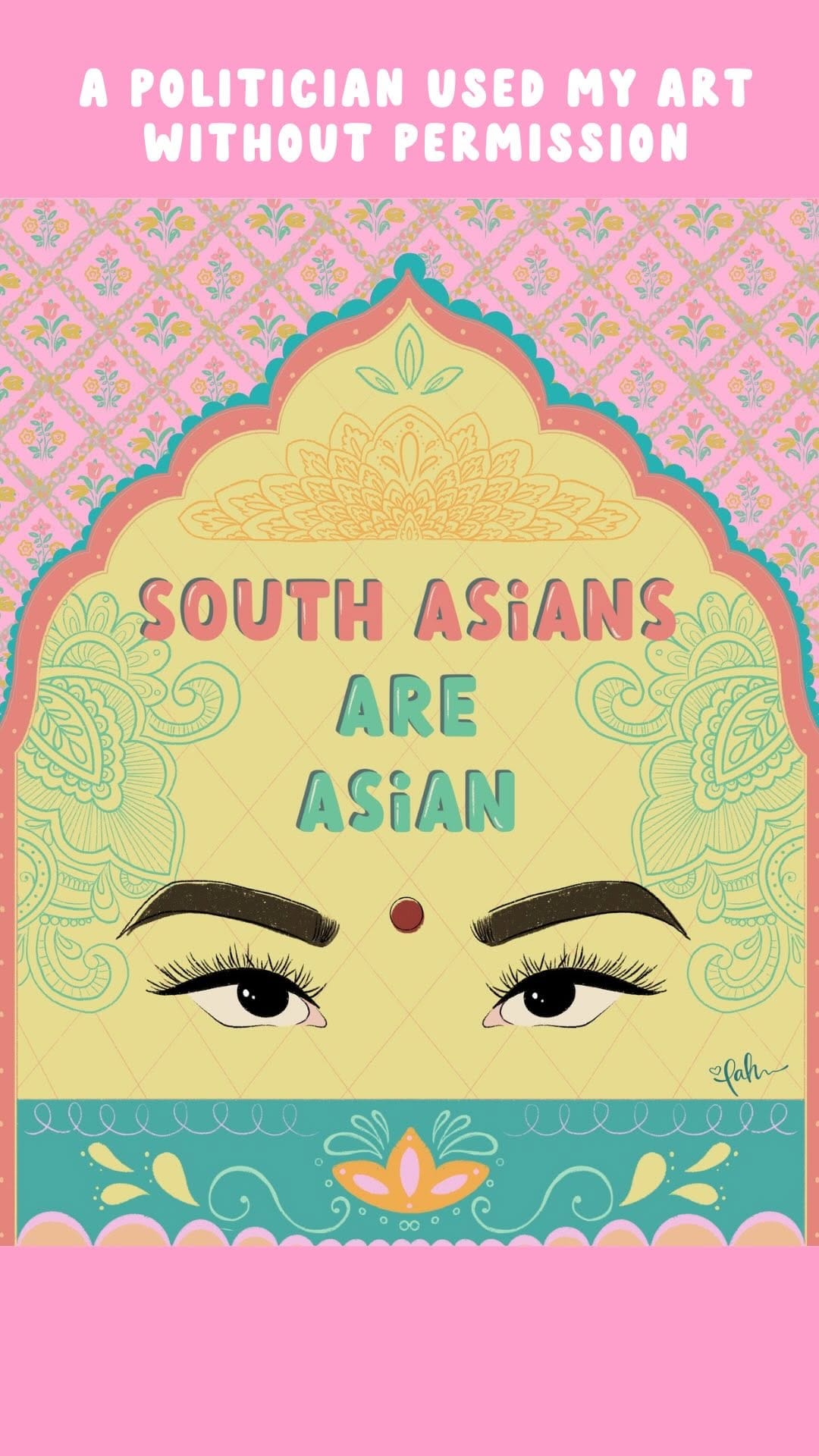 Post 4 by Faheema • Colorful Artist on Instagram (video)