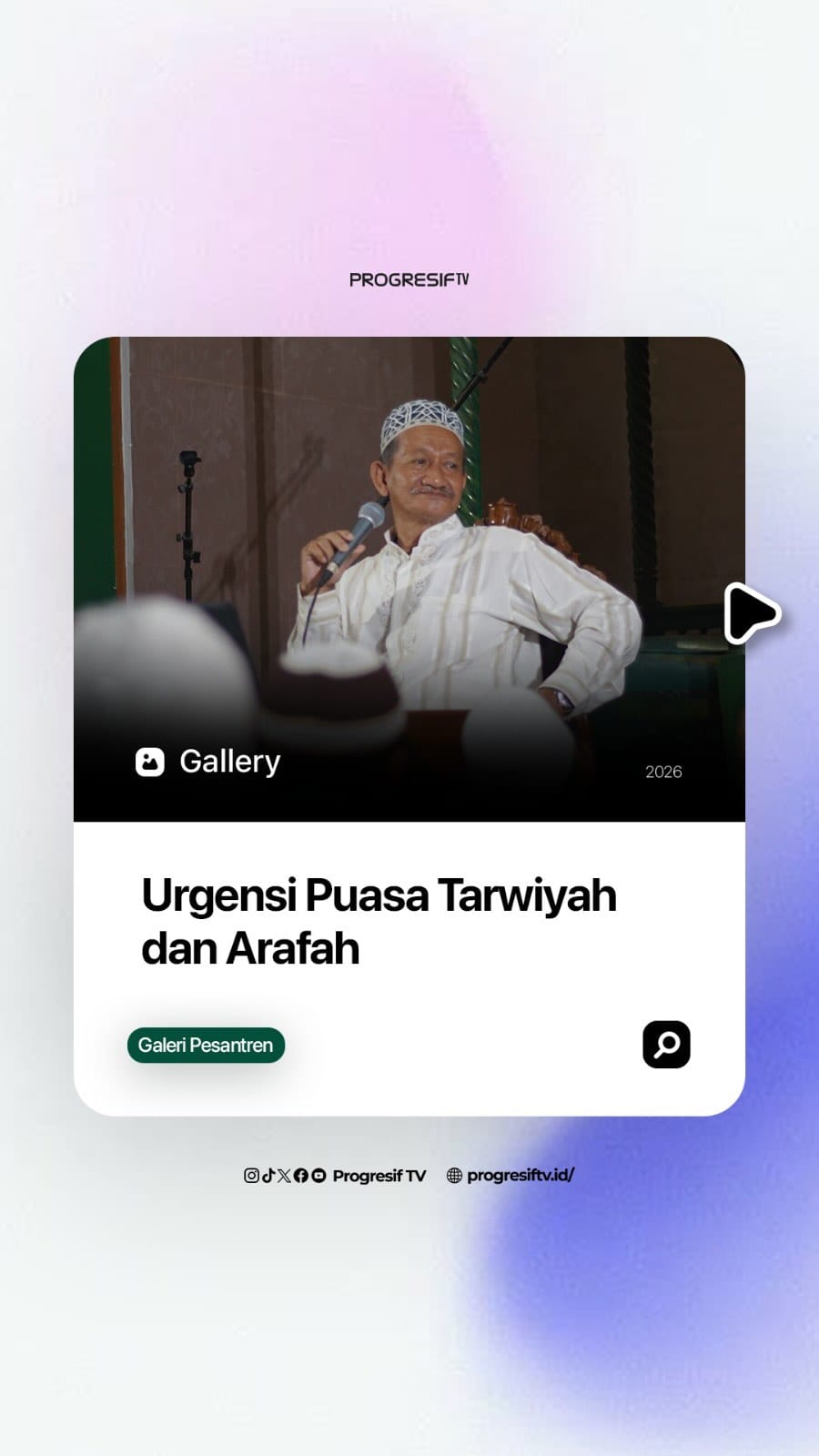 Post 7 by Progresif TV | Mata Air Kearifan on Instagram (video)