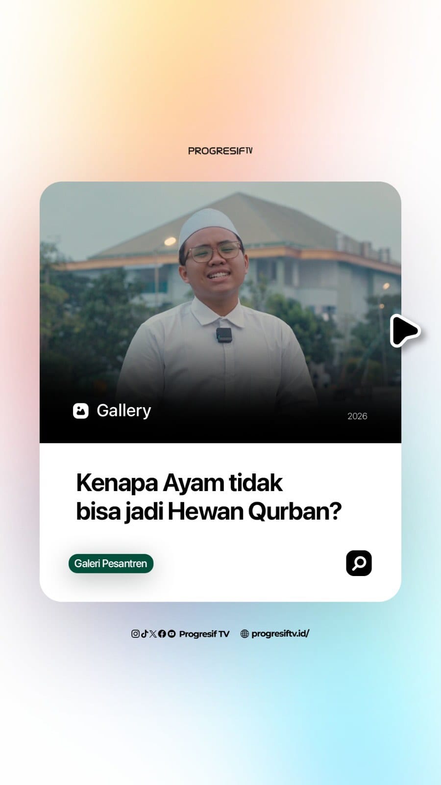 Post 3 by Progresif TV | Mata Air Kearifan on Instagram (video)