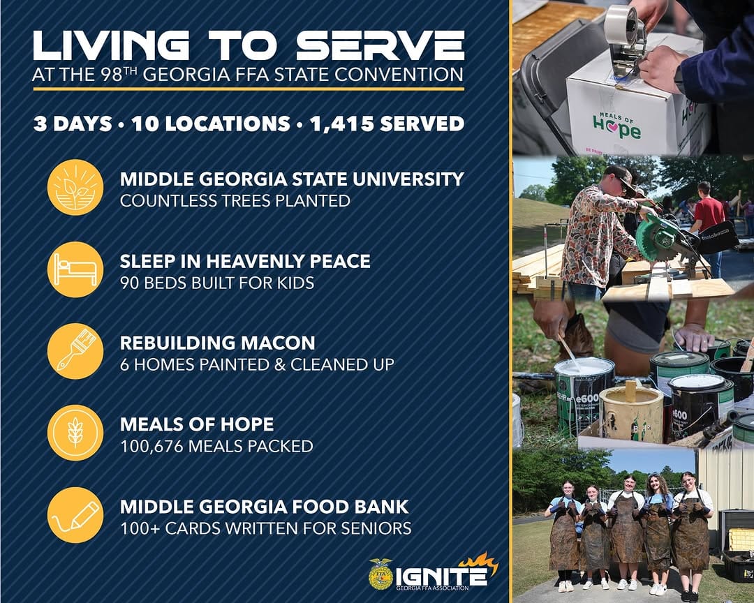 Post 6 by Georgia FFA Association on Instagram (image)