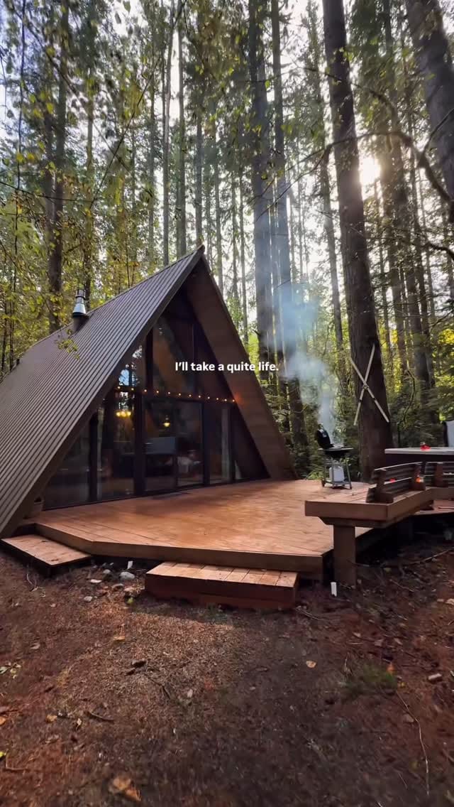 Post 7 by PNW Cabin Co. — Tye Haus, Sky Haus, & More on Instagram (video)