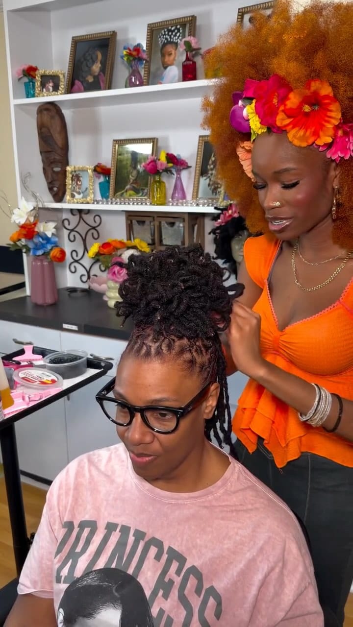 Post 3 by Atlanta Natural Hairstylist on Instagram (video)