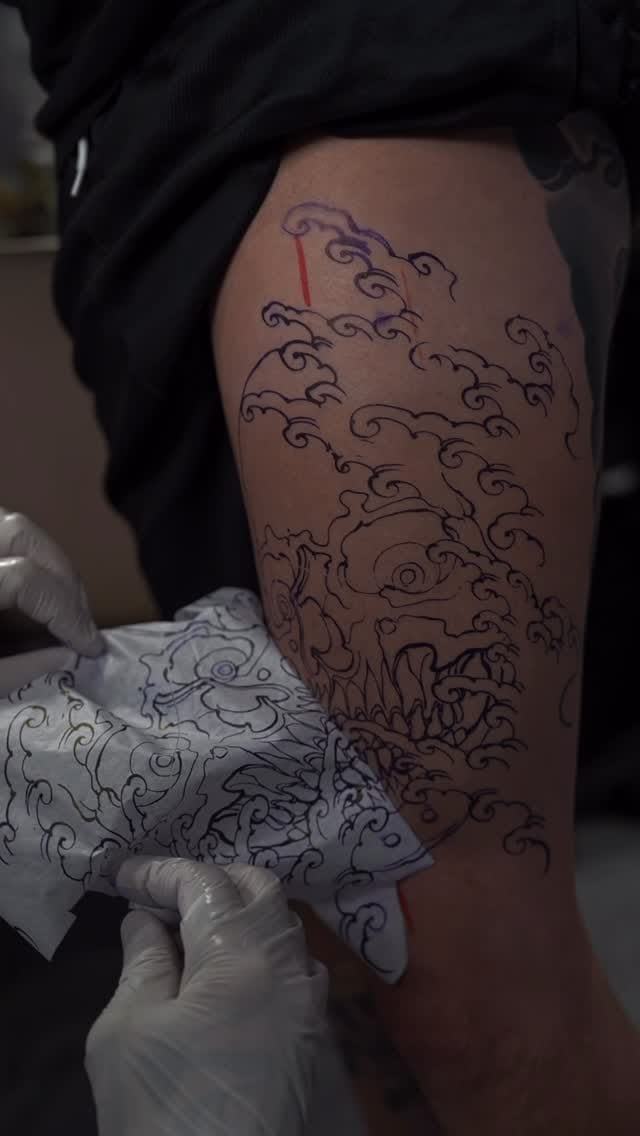 Post 8 by Raf VO Japanese Tattoo on Instagram (video)