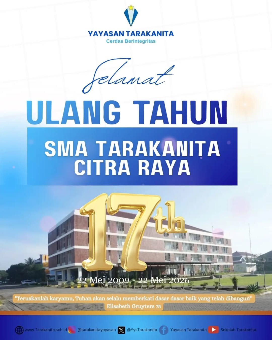 Post 5 by Yayasan Tarakanita on Instagram (image)