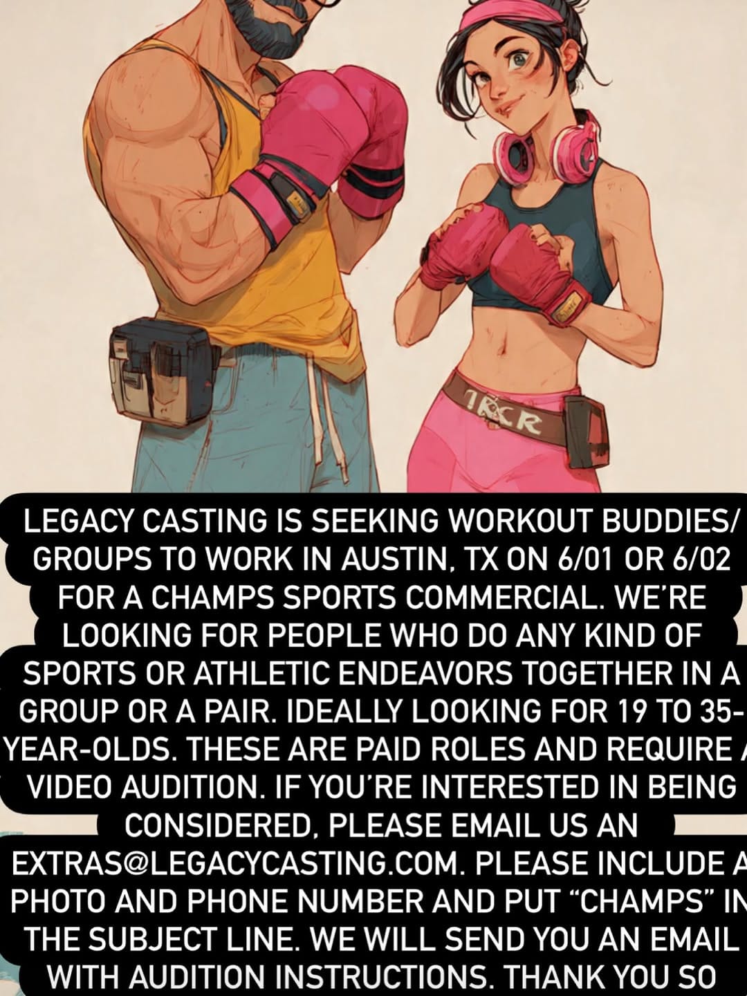 Post 2 by Legacy Casting on Instagram (image)
