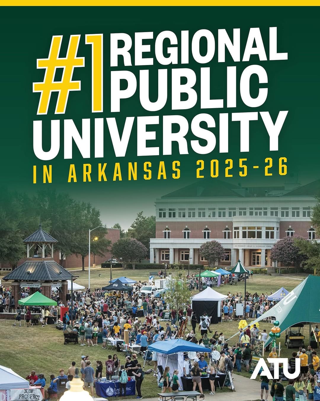Post 10 by Arkansas Tech on Instagram (image)