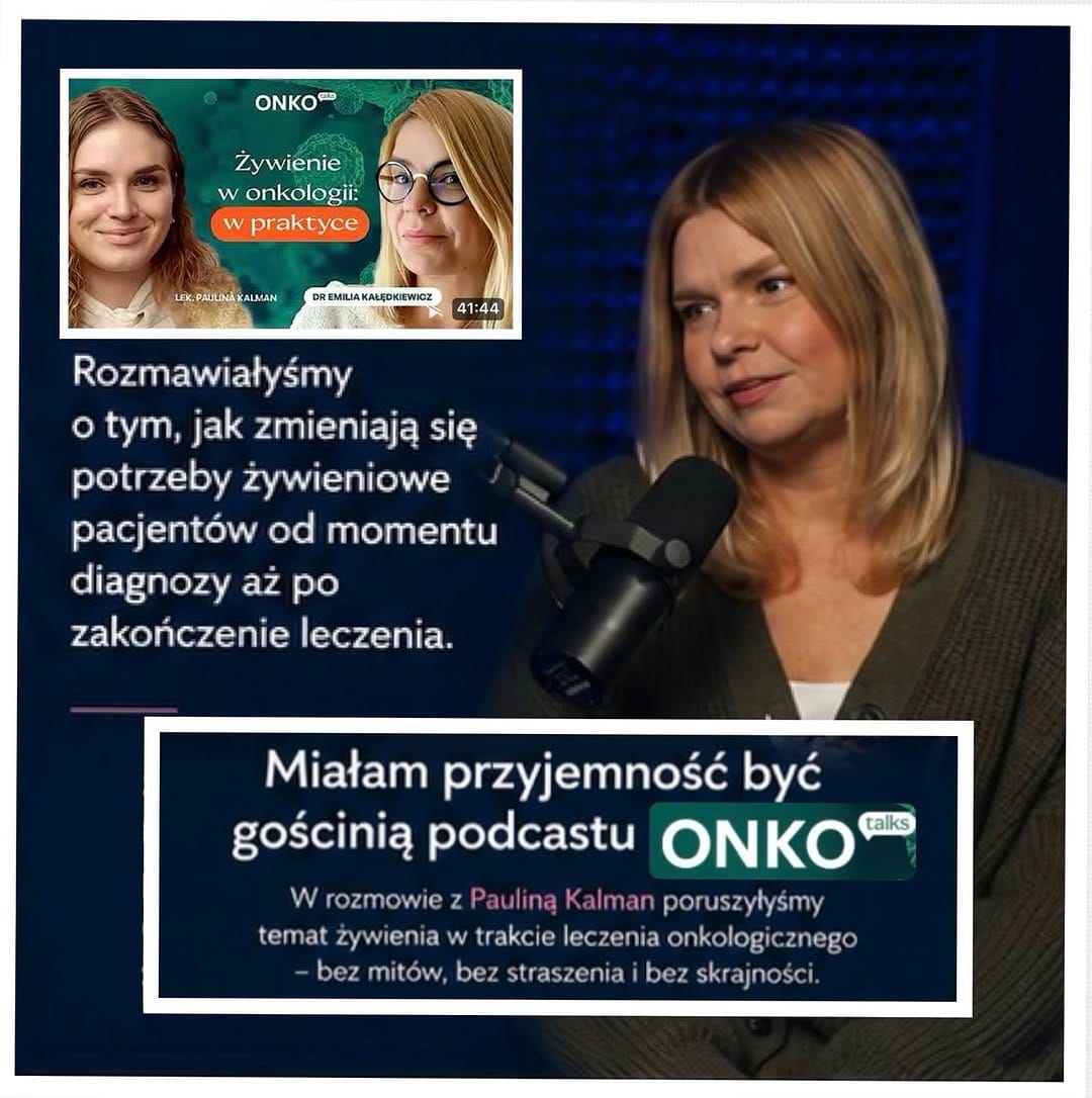 Post 7 by dr Emilia Kałędkiewicz | odżywianie w onkologii on Instagram (carousel)