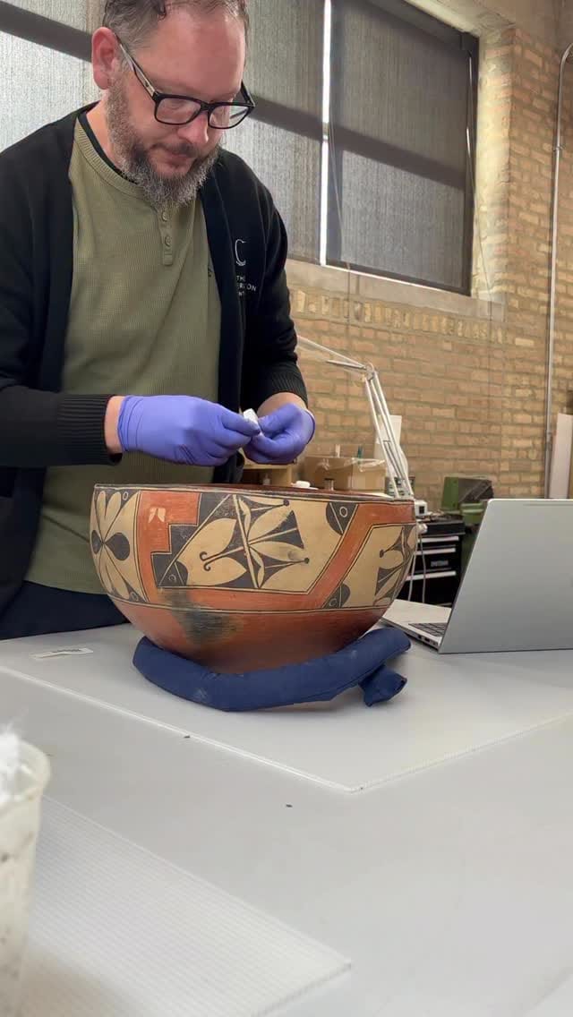 Post 8 by The Conservation Center | Art Conservation Services on Instagram (video)