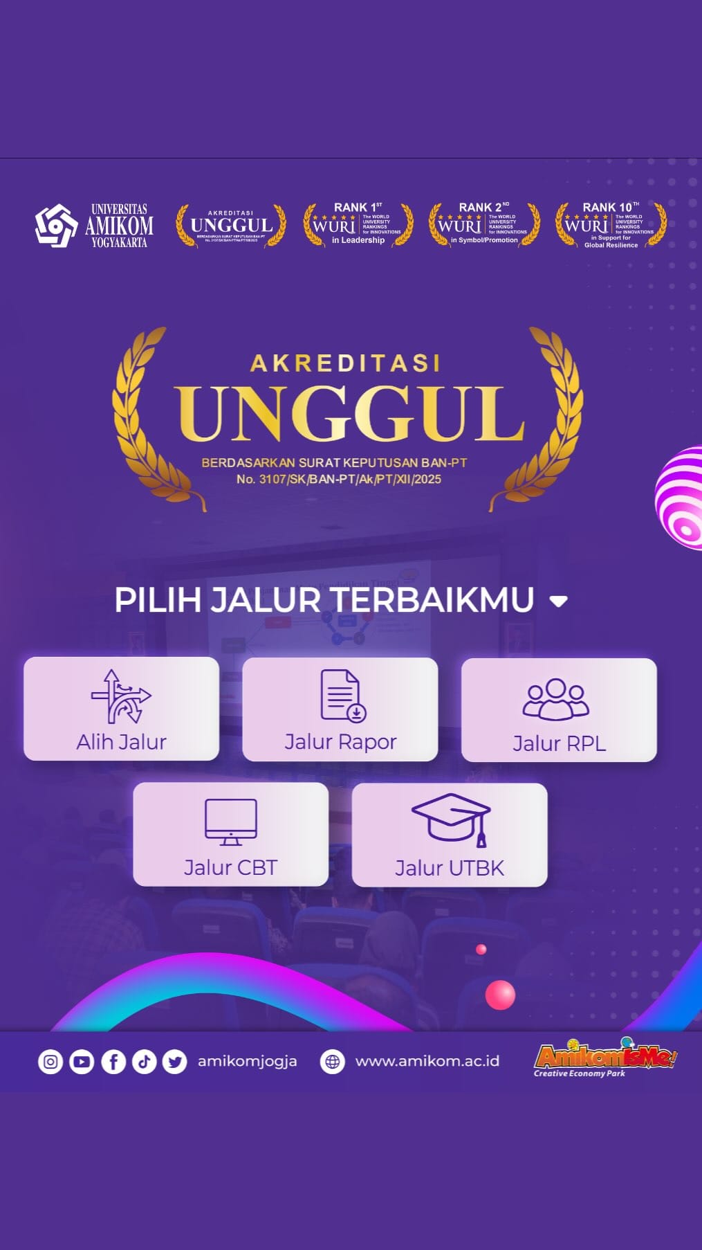 Post 10 by Universitas Amikom Yogyakarta on Instagram (video)