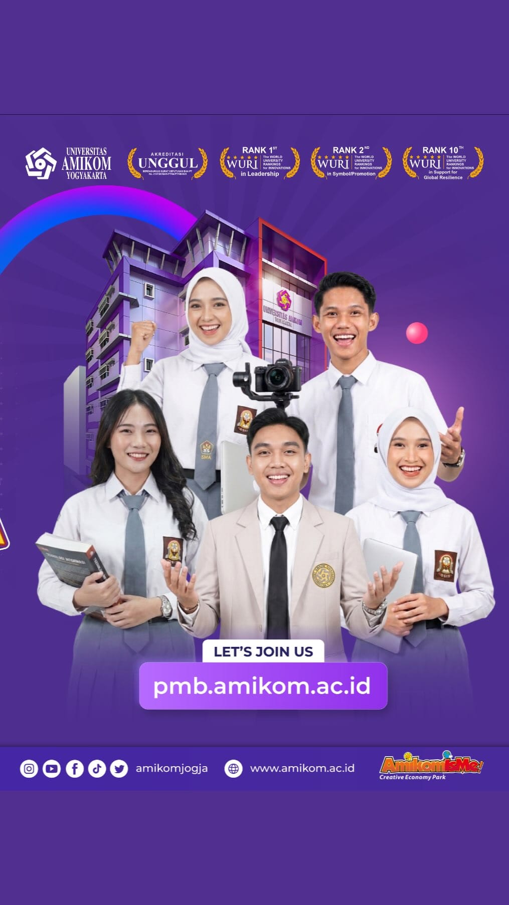 Post 9 by Universitas Amikom Yogyakarta on Instagram (video)