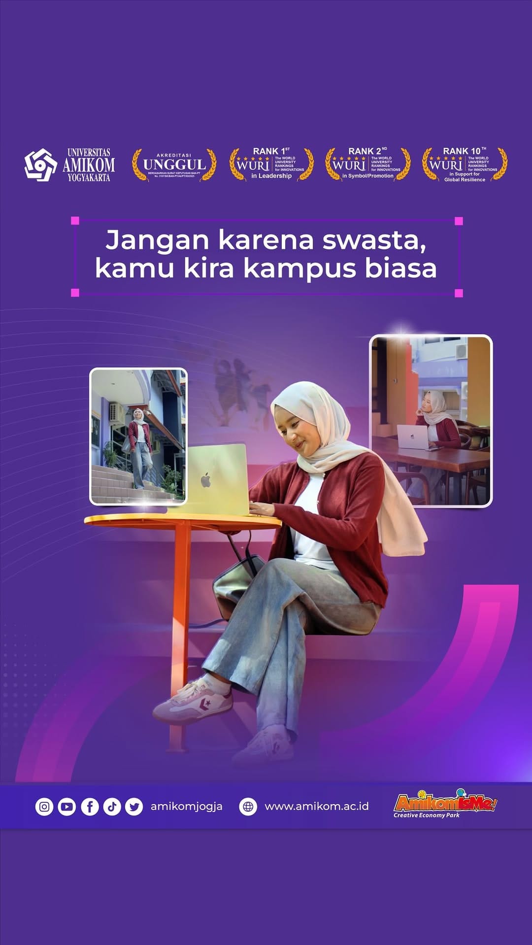 Post 6 by Universitas Amikom Yogyakarta on Instagram (video)