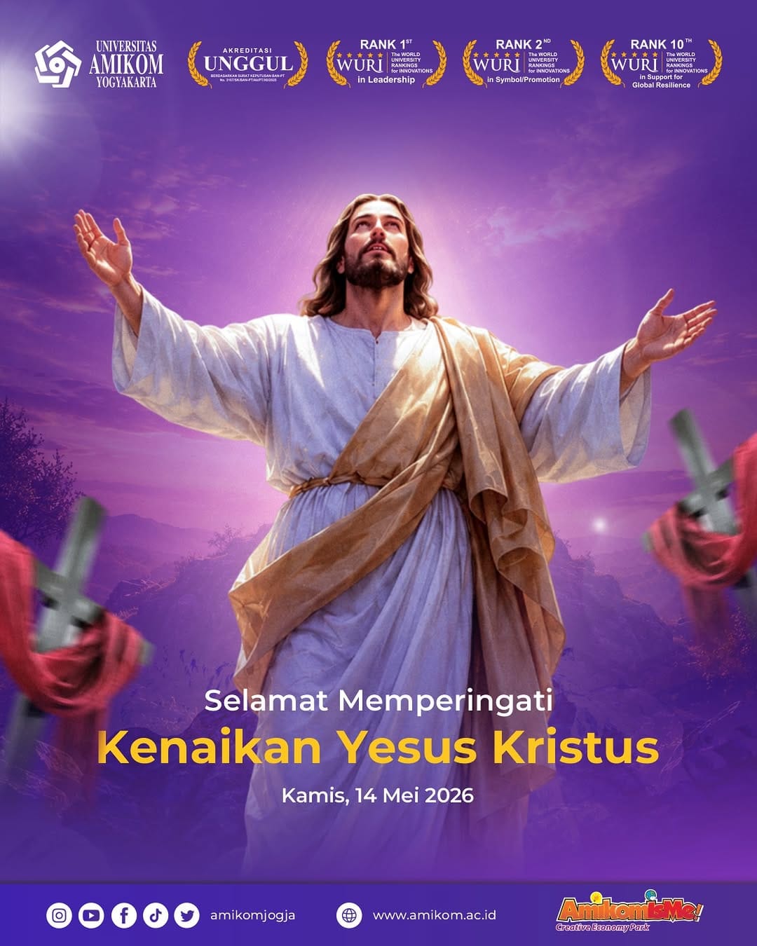 Post 7 by Universitas Amikom Yogyakarta on Instagram (image)