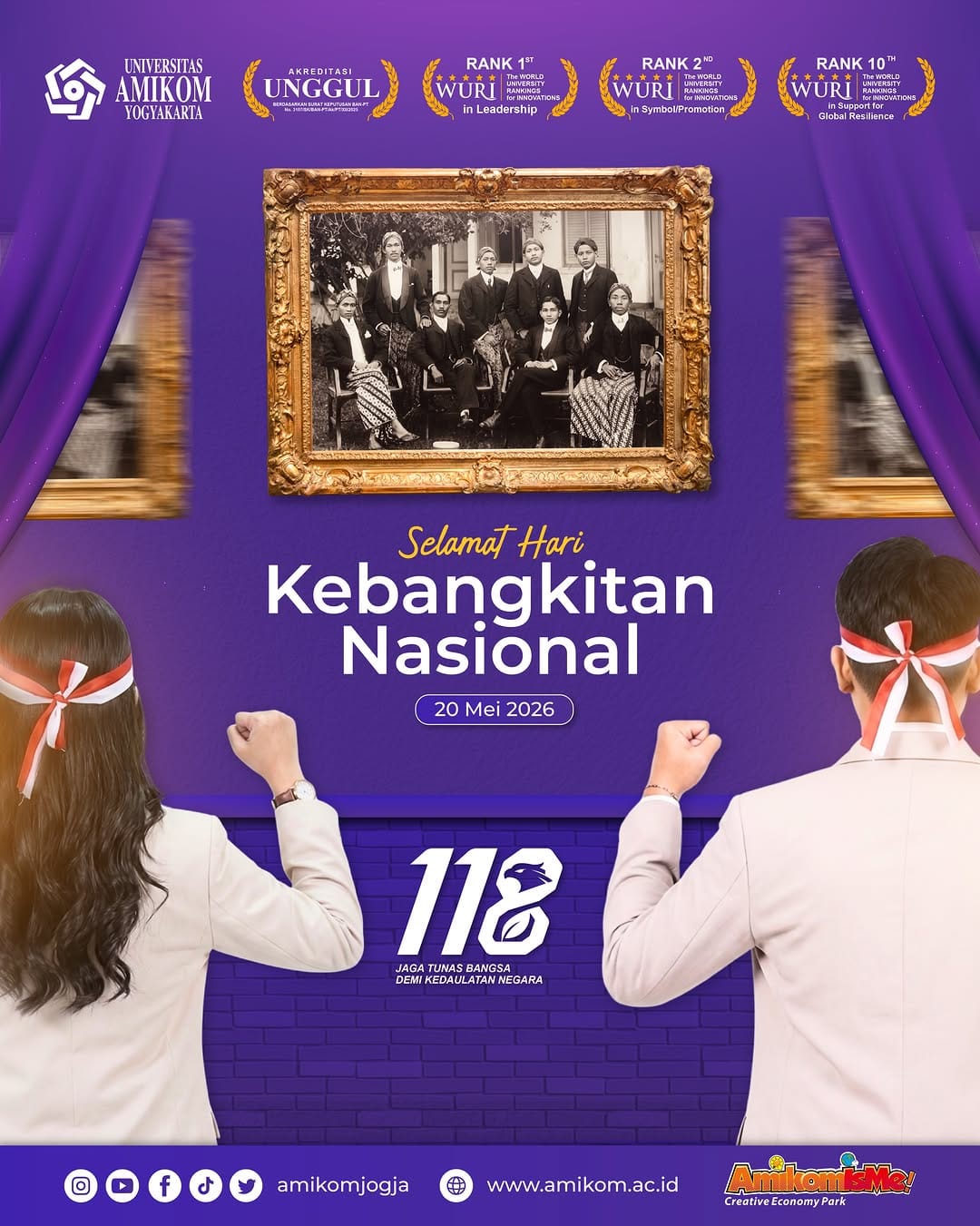 Post 5 by Universitas Amikom Yogyakarta on Instagram (image)