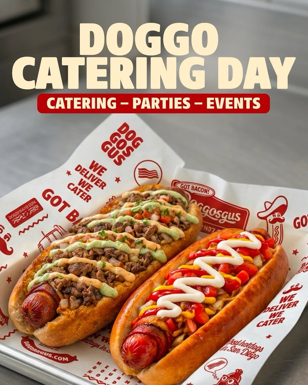Post 3 by Doggos Gus - Best Hotdogs in San Diego on Instagram (image)