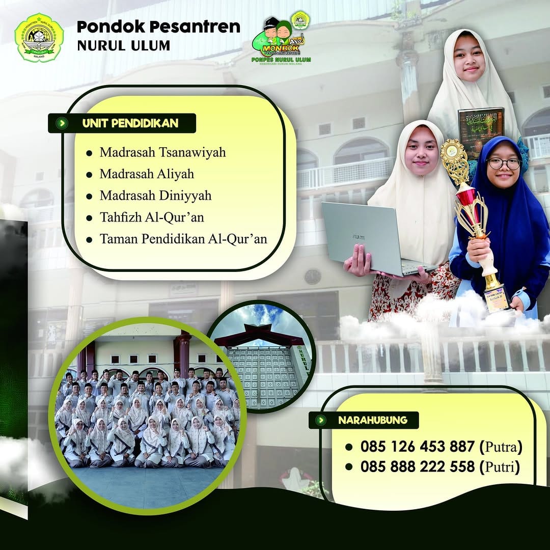 Post 5 by PonPes Nurul Ulum Malang on Instagram (image)