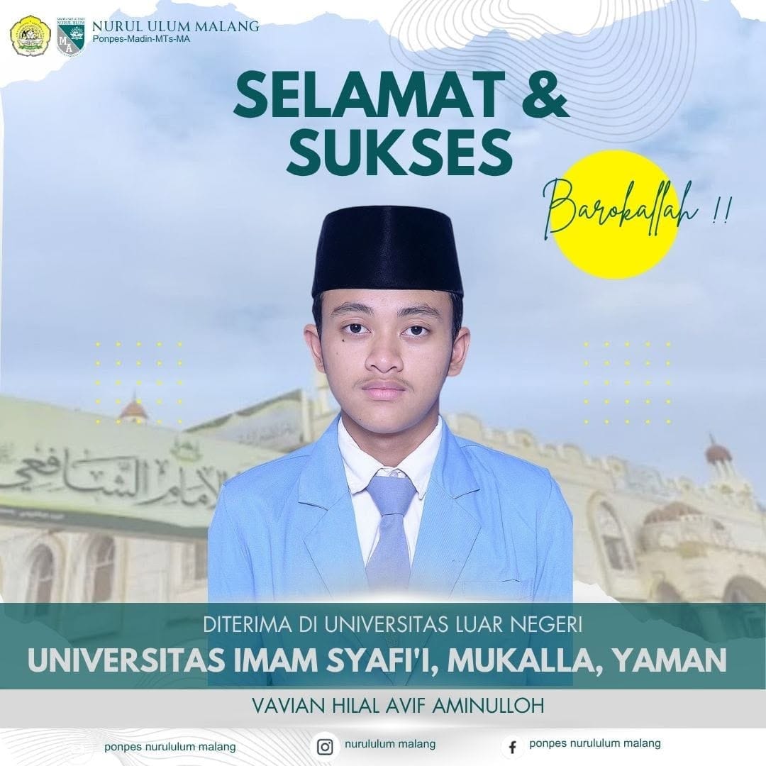 Post 6 by PonPes Nurul Ulum Malang on Instagram (image)