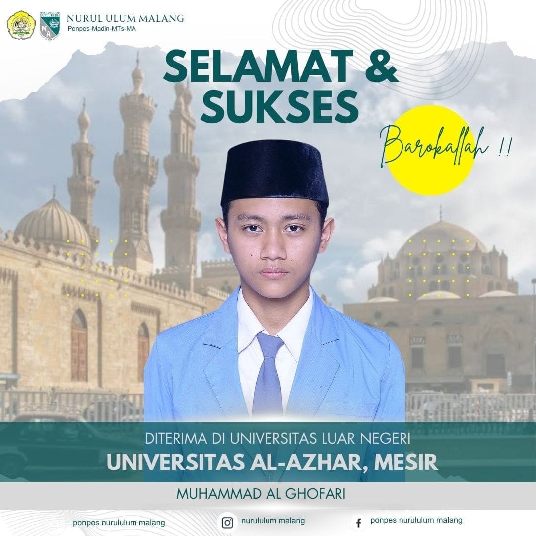 Post 7 by PonPes Nurul Ulum Malang on Instagram (image)