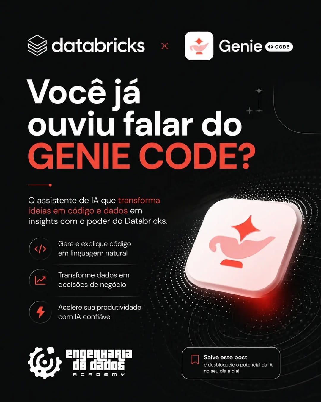 Post 3 by Engenharia de Dados Academy on Instagram (image)
