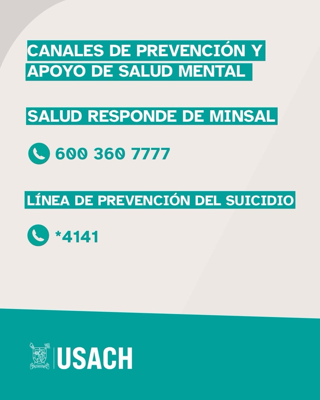 Post 10 by Departamento de Promoción Integral de la Salud USACH on Instagram (carousel)