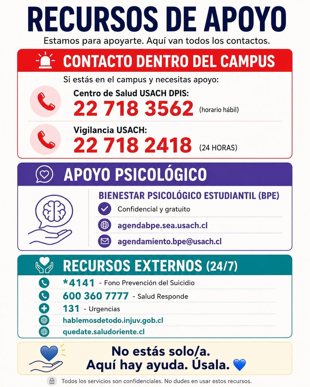 Post 5 by Departamento de Promoción Integral de la Salud USACH on Instagram (image)