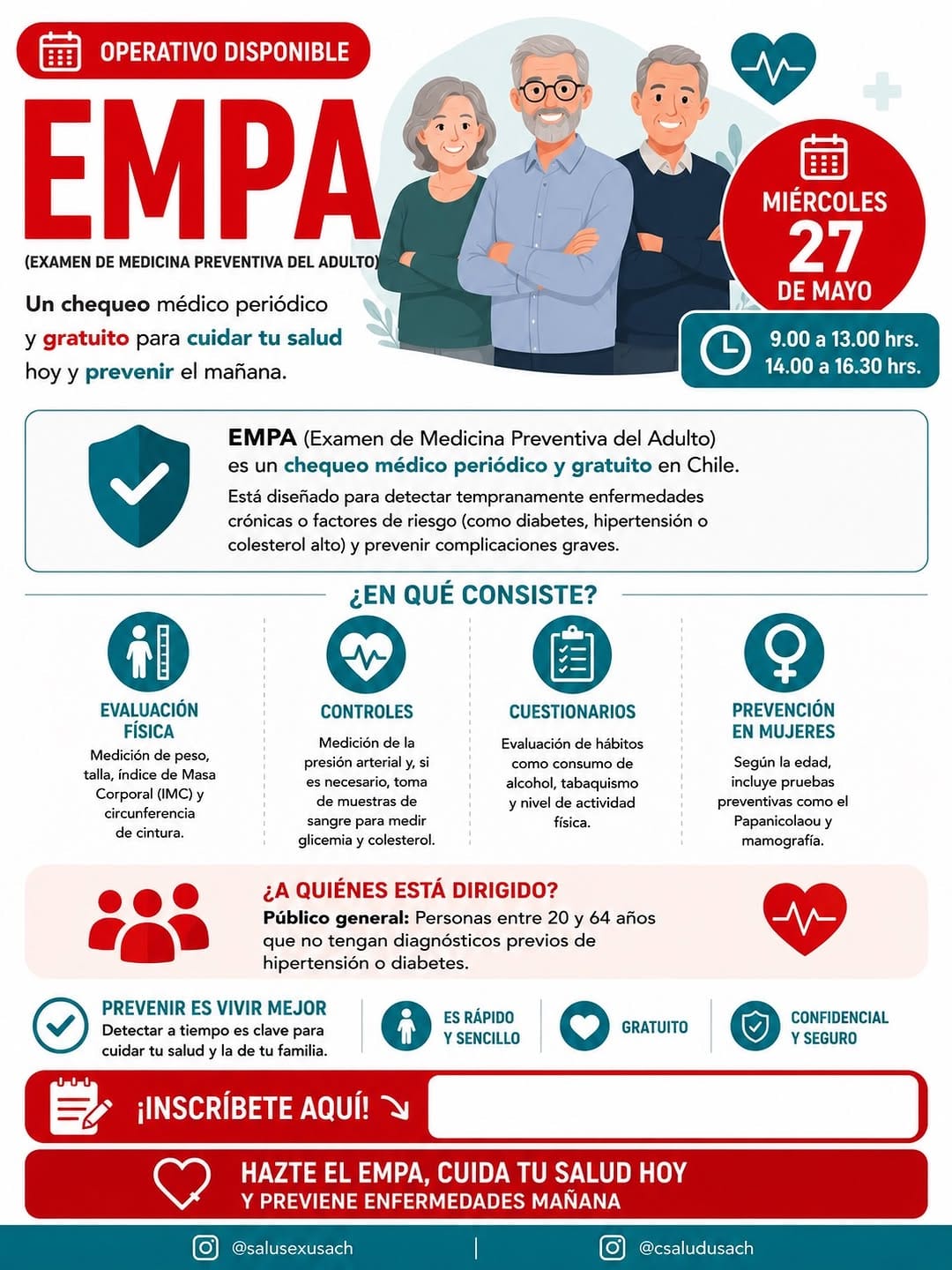 Post 3 by Departamento de Promoción Integral de la Salud USACH on Instagram (carousel)