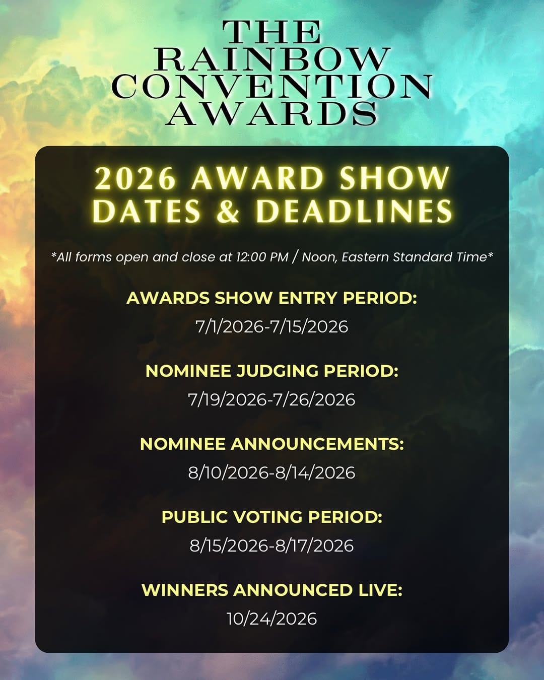 Post 9 by The Rainbow Convention on Instagram (image)