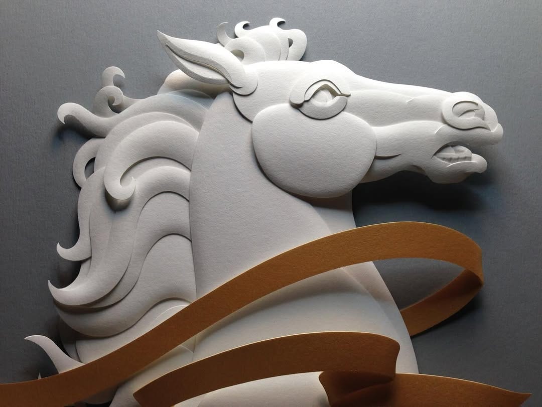 Post 7 by Jeff Nishinaka Paper Sculpture on Instagram (image)