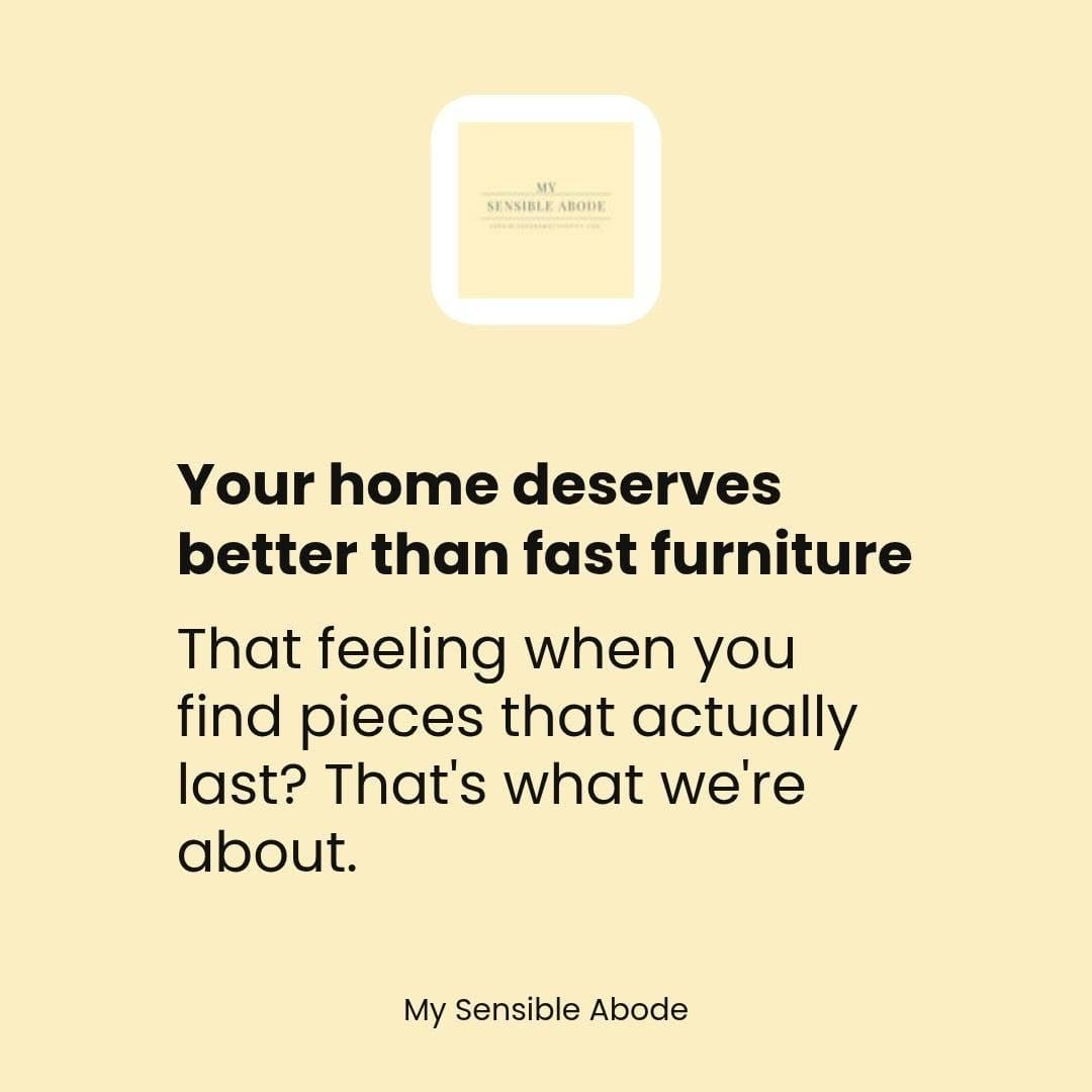 Post 4 by My Sensible Abode on Instagram (image)