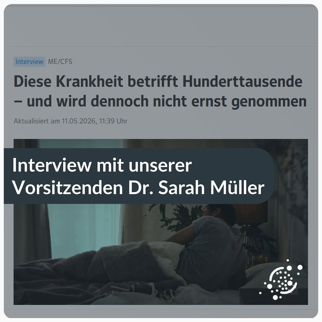 Post 2 by Deutsche Gesellschaft für ME/CFS on Instagram (image)