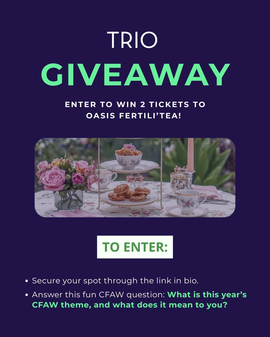 Post 7 by TRIO Fertility on Instagram (image)
