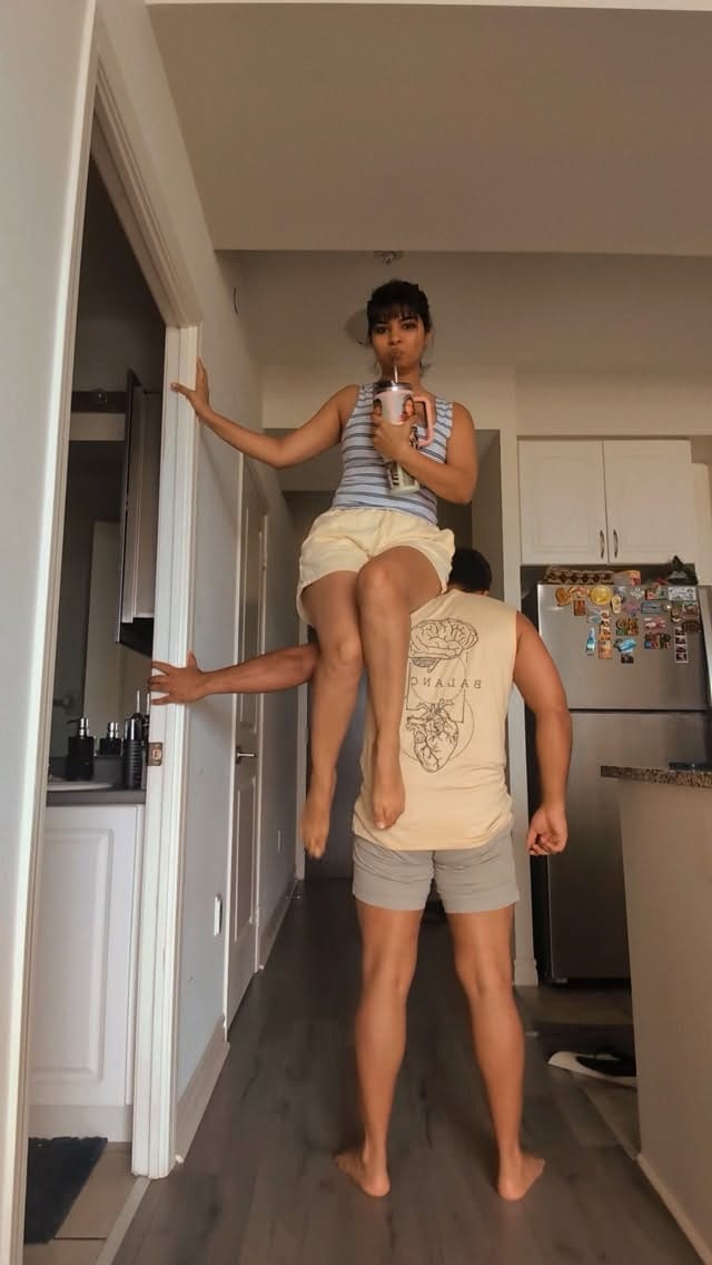 Post 9 by Aashka ( theatre artist & model) on Instagram (video)