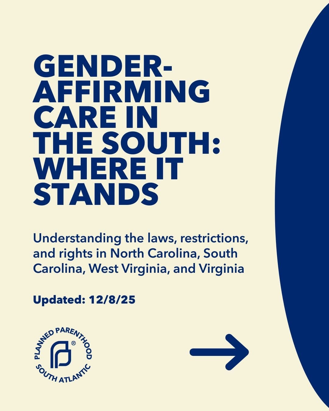 Post 9 by Planned Parenthood Votes! South Atlantic on Instagram (carousel)
