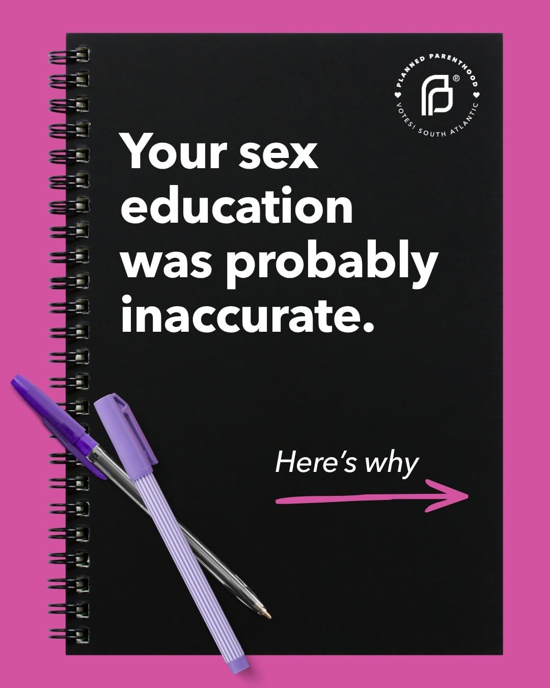 Post 7 by Planned Parenthood Votes! South Atlantic on Instagram (carousel)