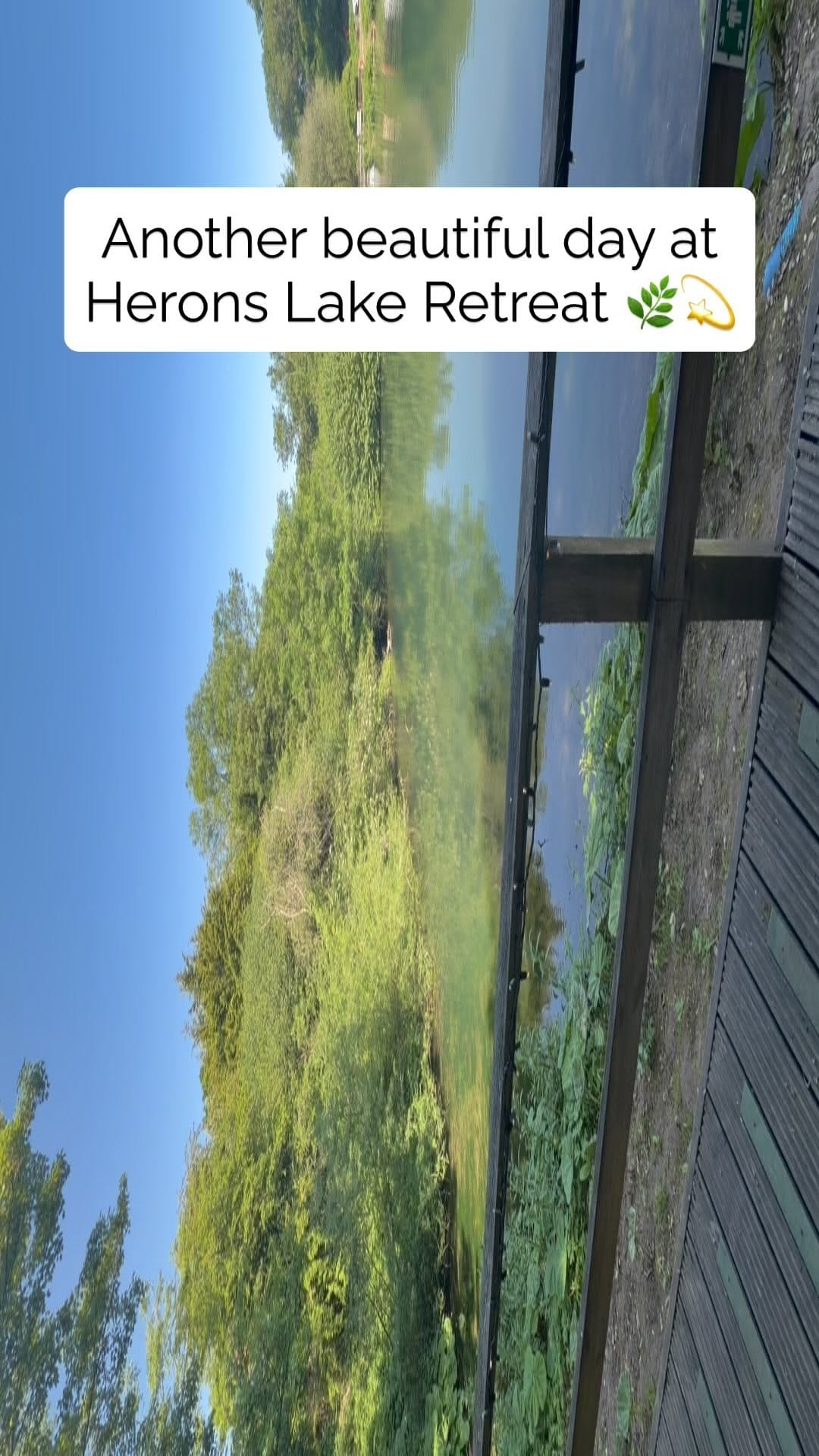 Post 9 by Herons Lake Retreat on Instagram (video)