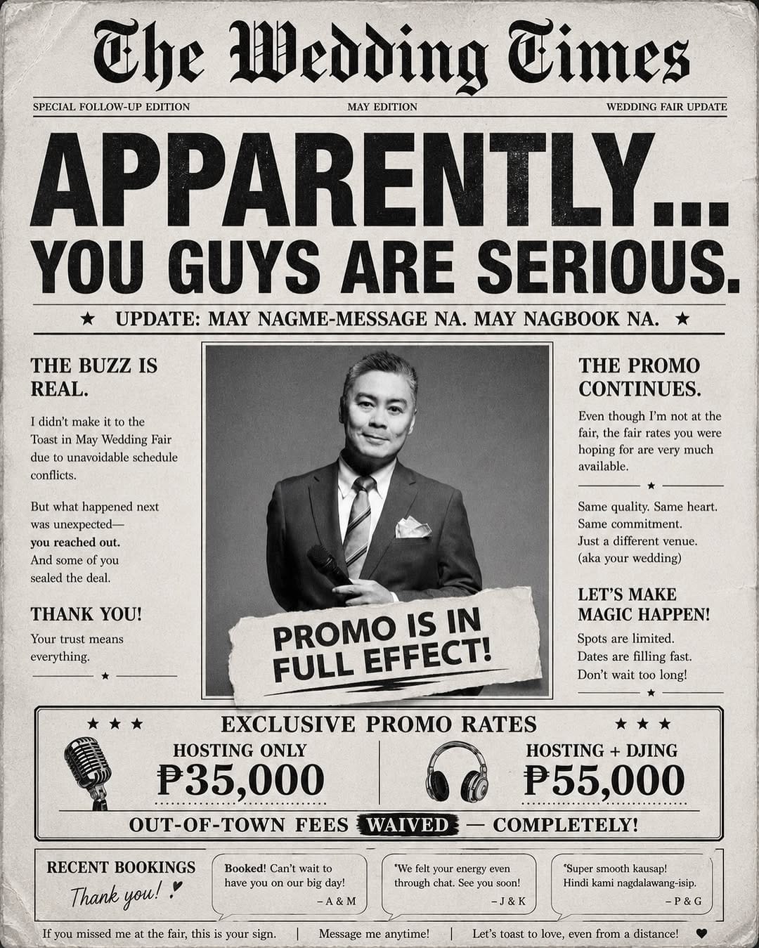 Post 4 by Mike Acuña | Wedding Host & DJ on Instagram (image)