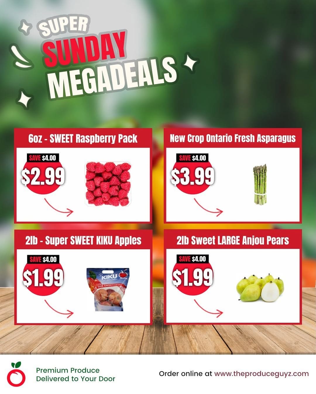 Post 5 by THE PRODUCE GUYZ🍓| Save Up to 40% on Instagram (carousel)