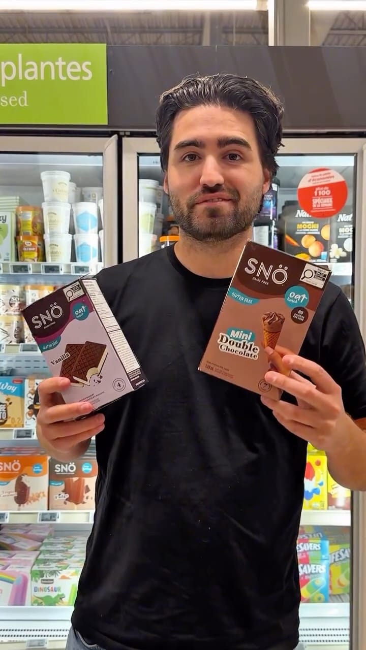Post 3 by Snö Dairy Free on Instagram (video)