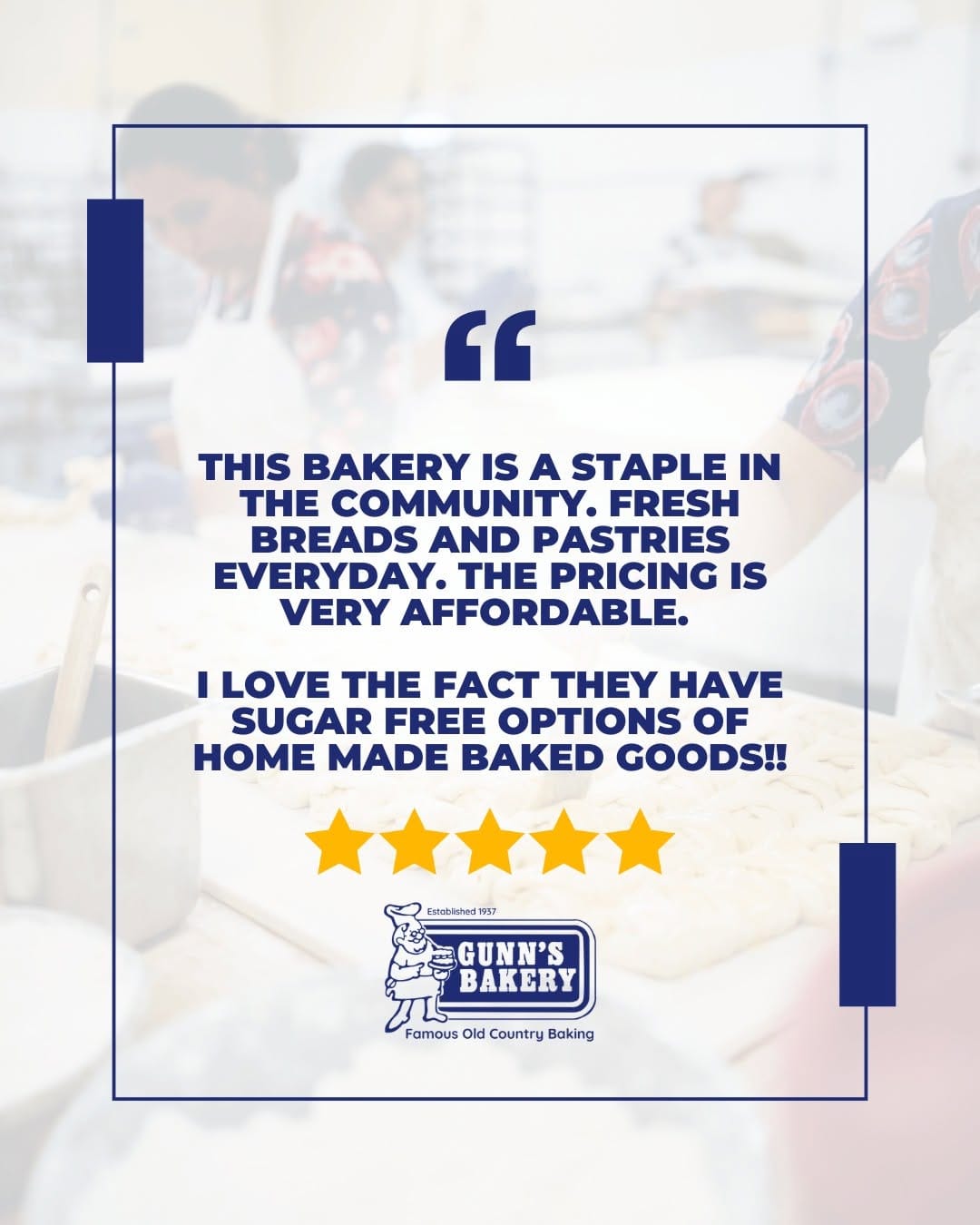 Post 4 by Gunn's Bakery on Instagram (image)