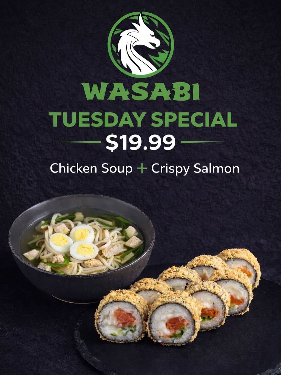 Post 4 by Sushi Wasabi GTA on Instagram (image)