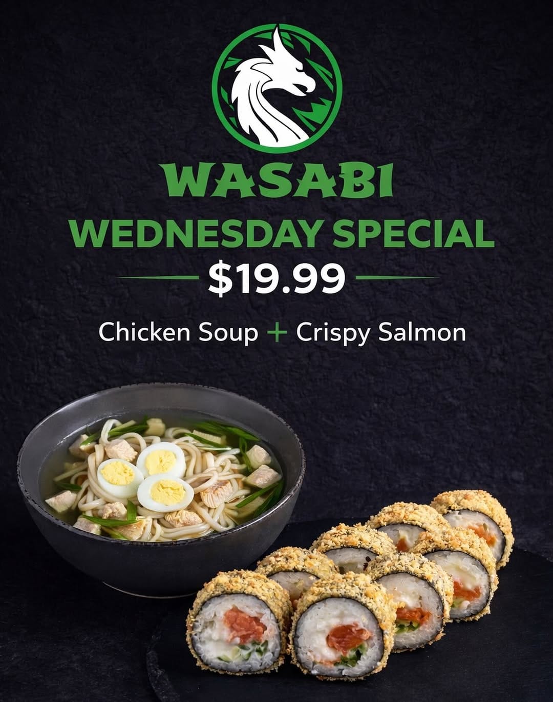 Post 9 by Sushi Wasabi GTA on Instagram (image)