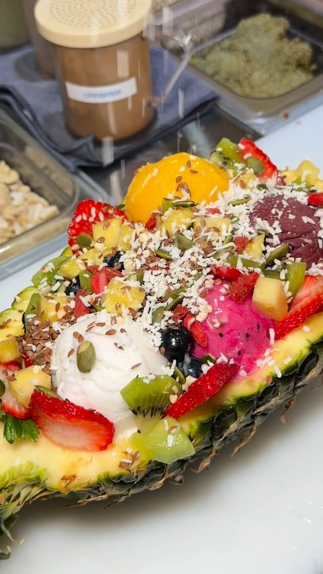 Post 6 by Bare Naked Bowl on Instagram (video)