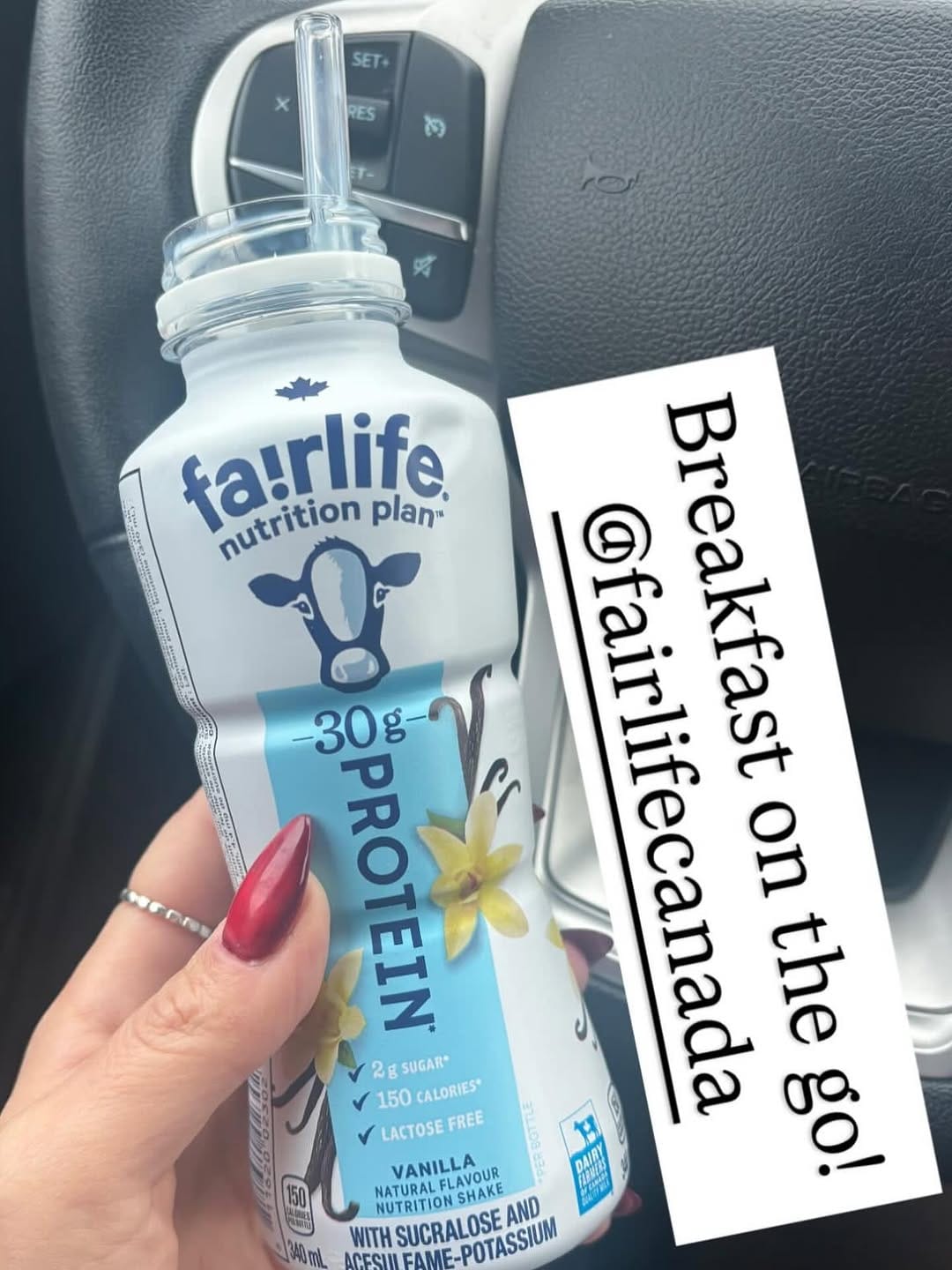 Post 4 by fairlife Canada on Instagram (image)