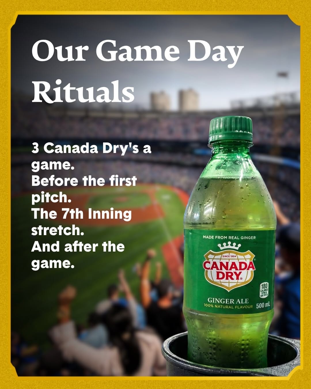 Post 6 by Canada Dry on Instagram (carousel)