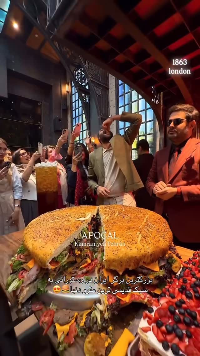 Post 8 by tehran resturants on Instagram (video)