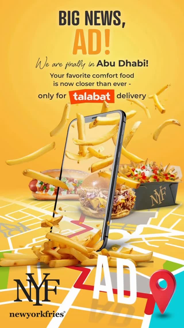 Post 7 by New York Fries | Middle East on Instagram (video)