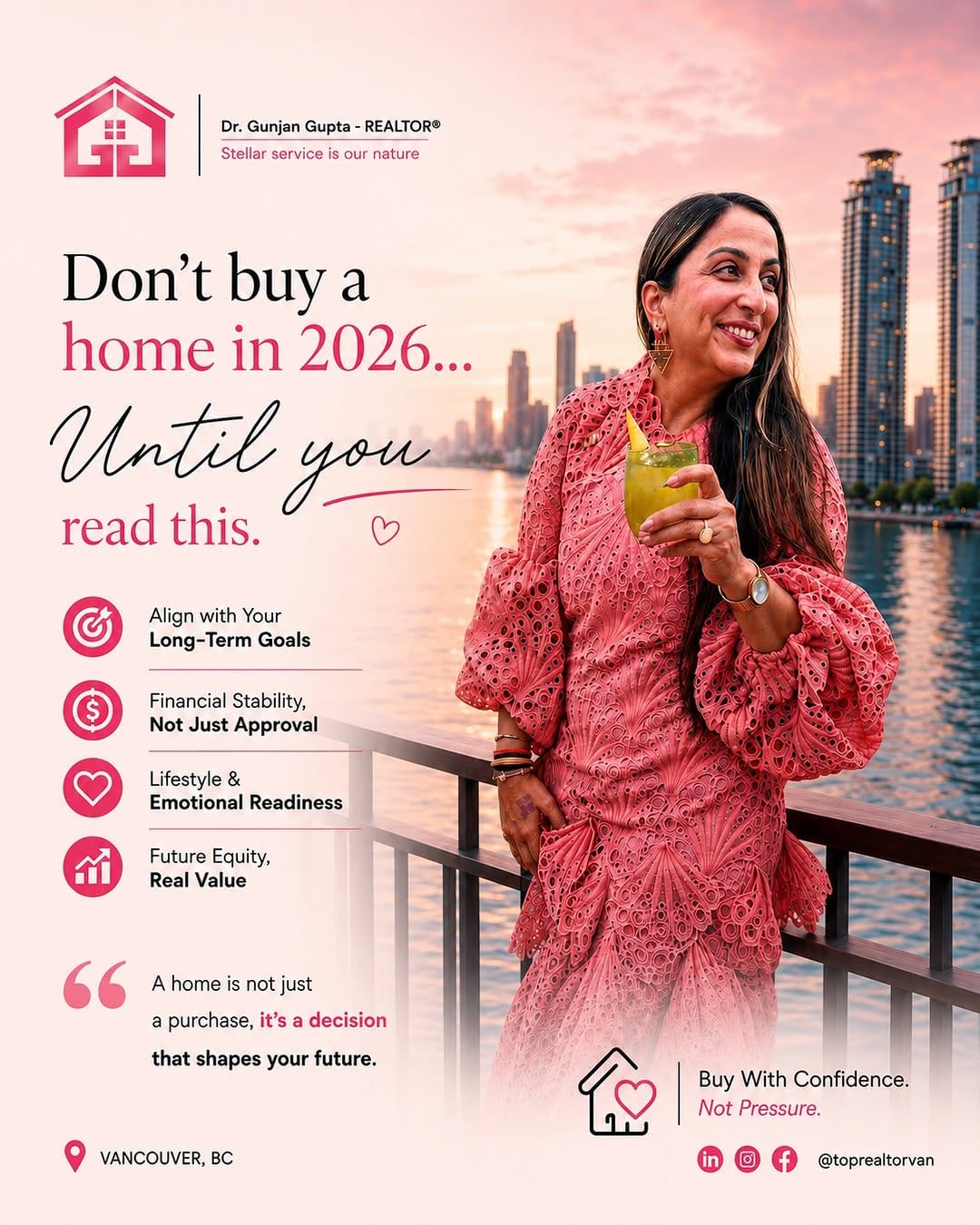Post 2 by Dr. Gunjan Gupta ➡️ Realtor on Instagram (carousel)