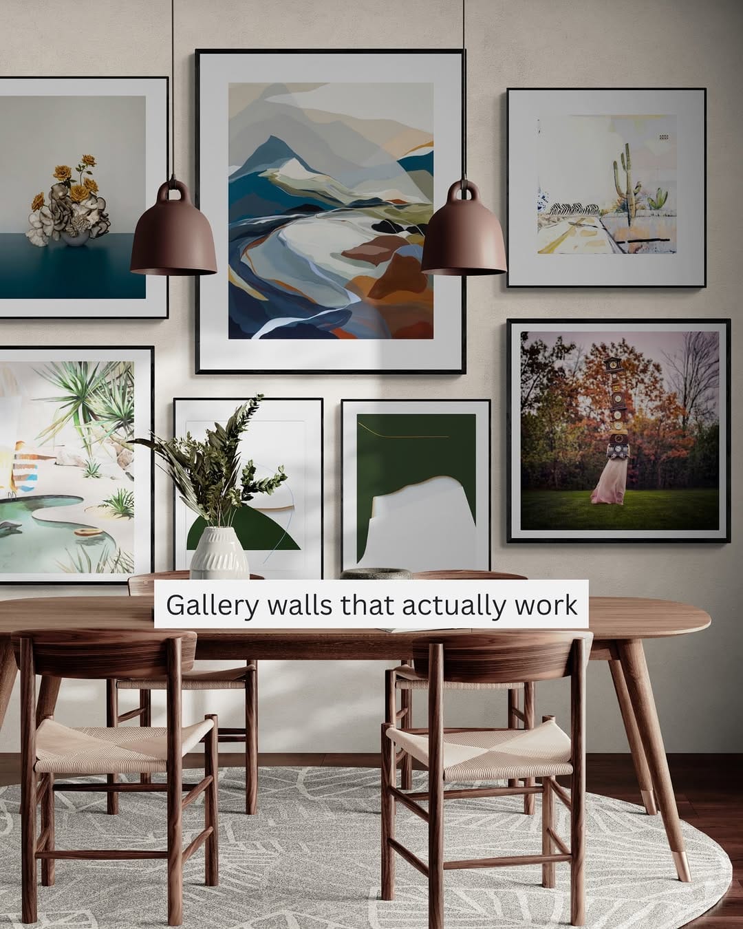 Post 10 by Art Framing Curation Gallery Walls-Tara Gavin on Instagram (carousel)