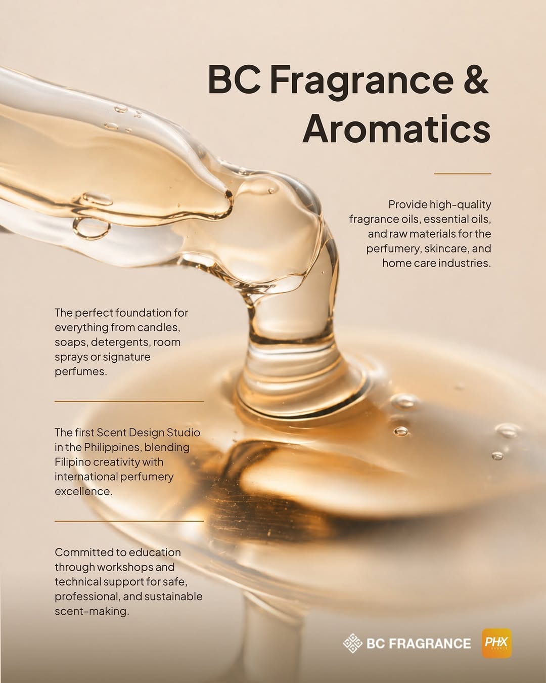 Post 5 by BC Fragrance & Aromatic Manufacturing Inc on Instagram (carousel)