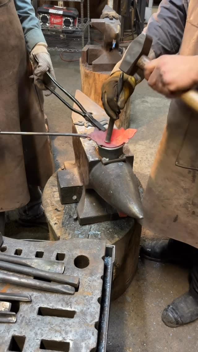 Post 4 by Fraser River Forge on Instagram (video)