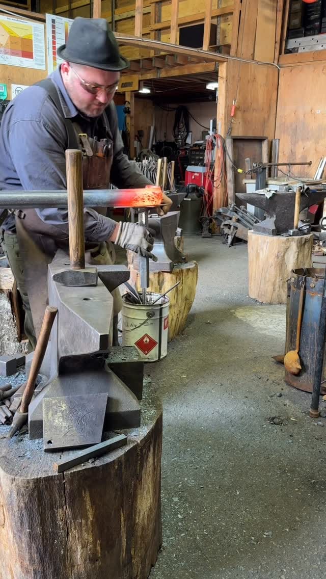 Post 2 by Fraser River Forge on Instagram (video)